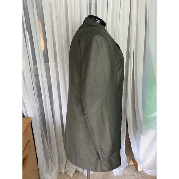 Blazer 5 button vintage 1980s gray Italian made - Picture 6 of 11